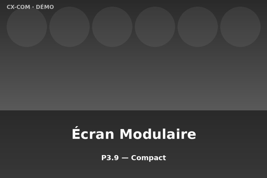 Écran Modulaire Compact — P3.9